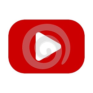 Video Player Button - vector